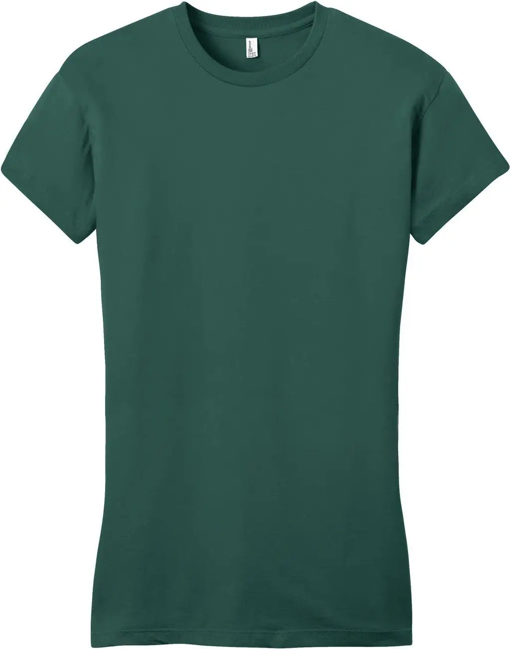 District Dt6001 Women’s Fitted Very Important Tee - Evergreen