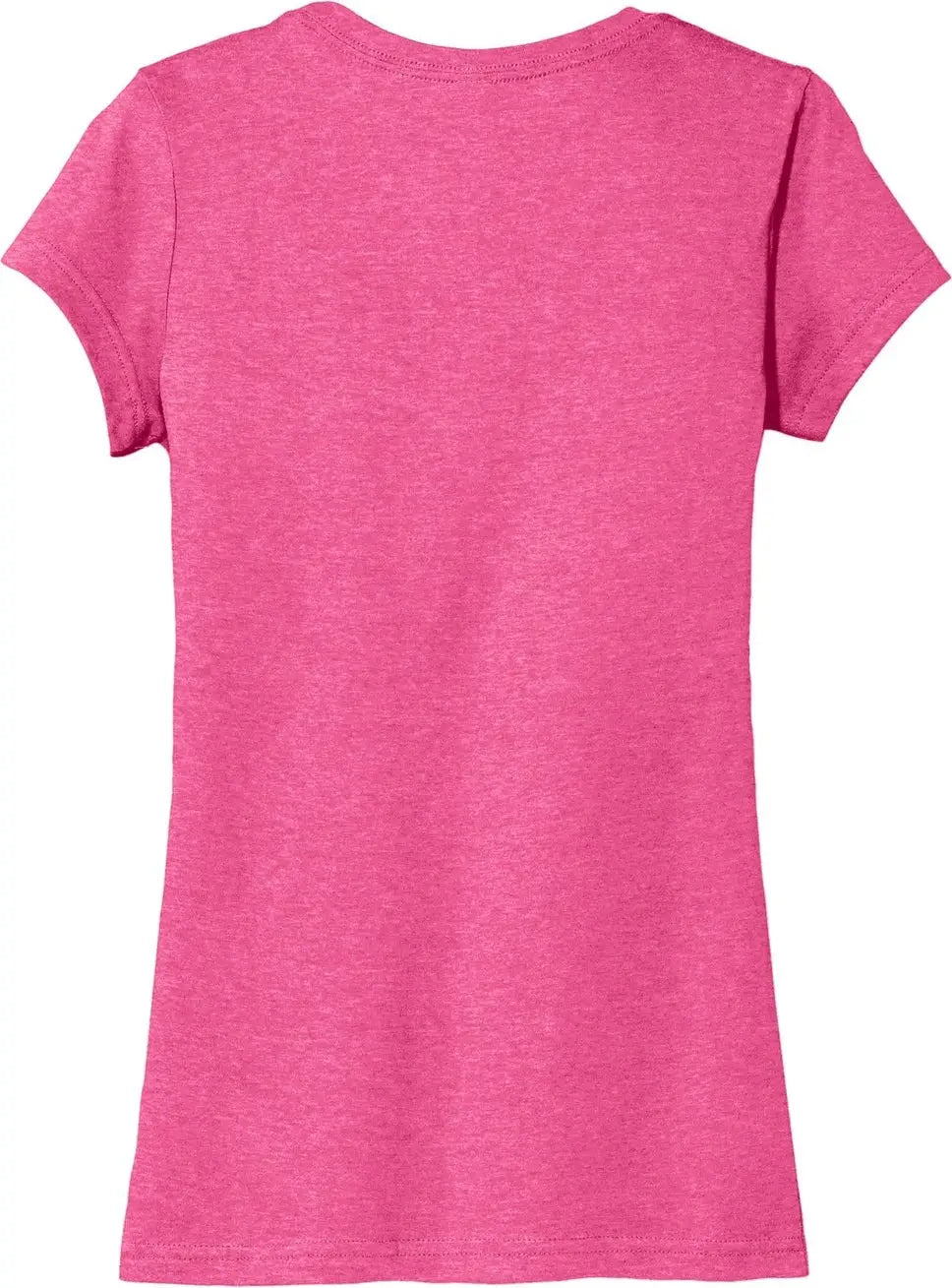 District Dt6001 Women’s Fitted Very Important Tee - Fuchsia Frost - Ladies Xs