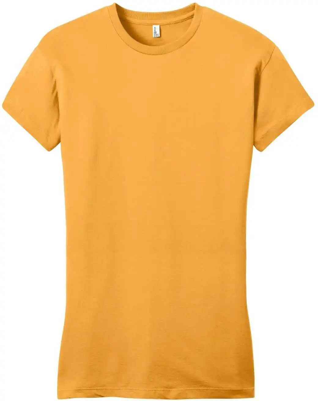 District Dt6001 Women’s Fitted Very Important Tee - Gold