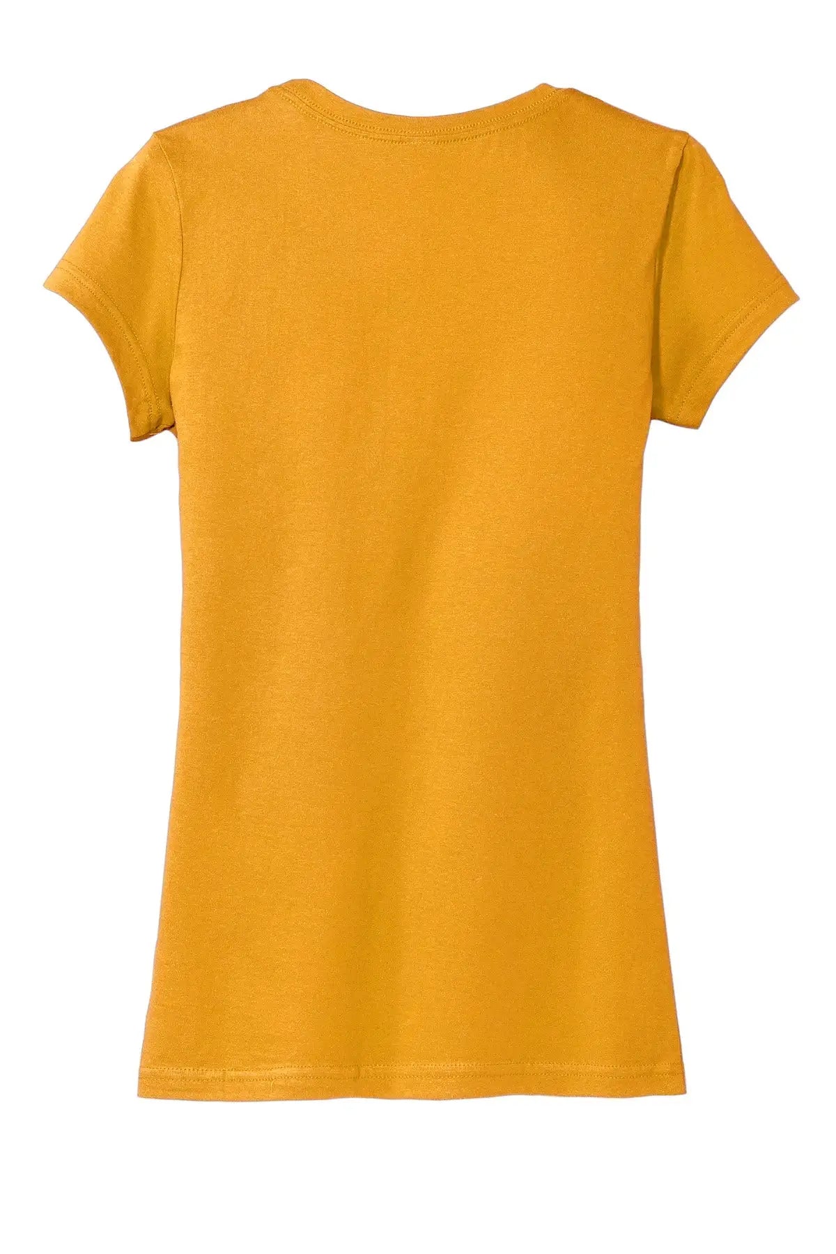 District Dt6001 Women’s Fitted Very Important Tee - Gold - Ladies Xs