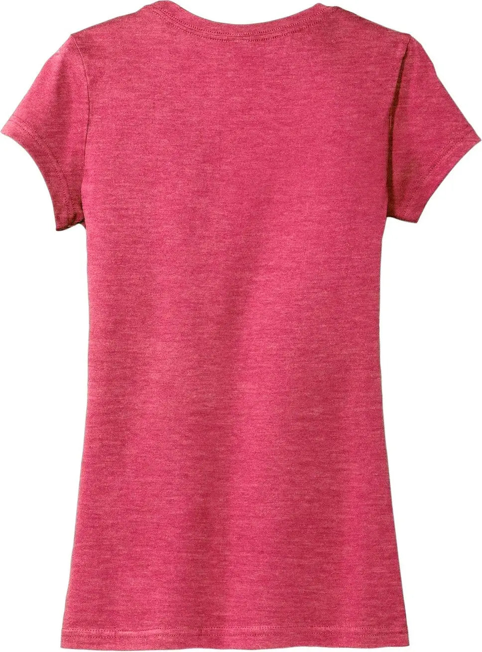 District Dt6001 Women’s Fitted Very Important Tee - Heathered Watermelon