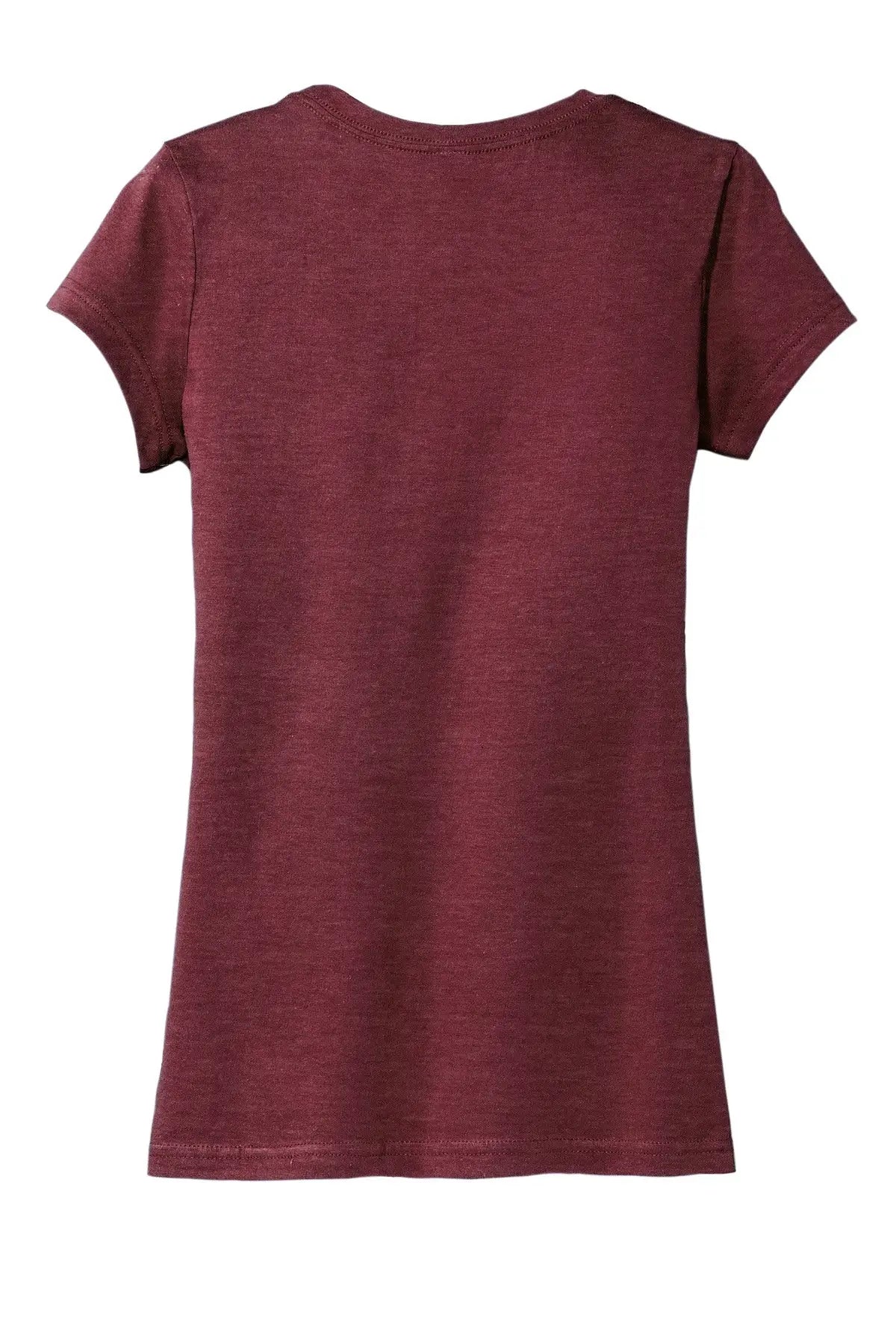 District Dt6001 Women’s Fitted Very Important Tee - Heathered Cardinal