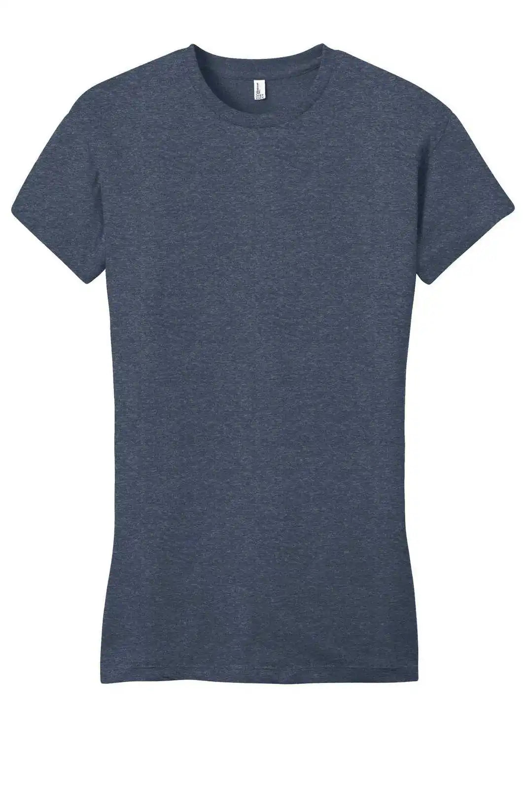 District Dt6001 Women’s Fitted Very Important Tee - Heathered Navy