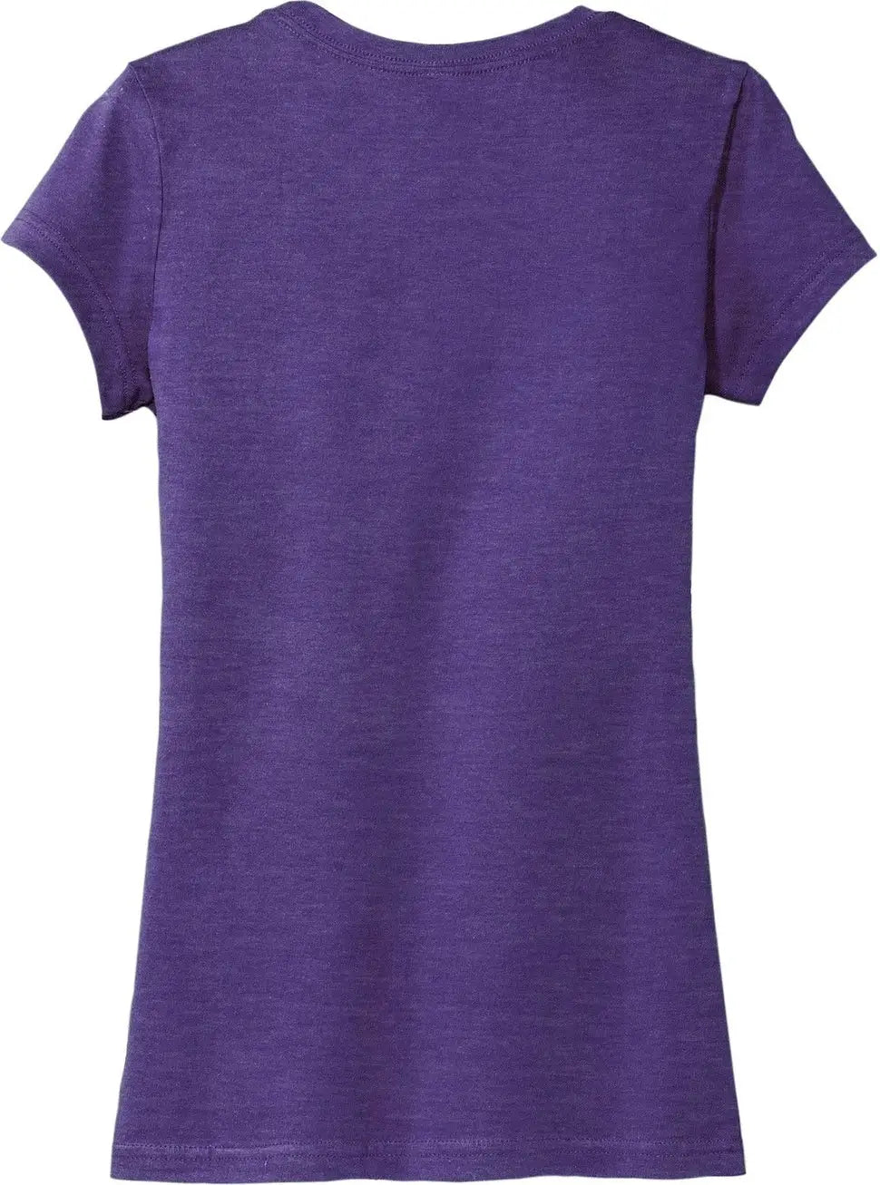 District Dt6001 Women’s Fitted Very Important Tee - Heathered Purple