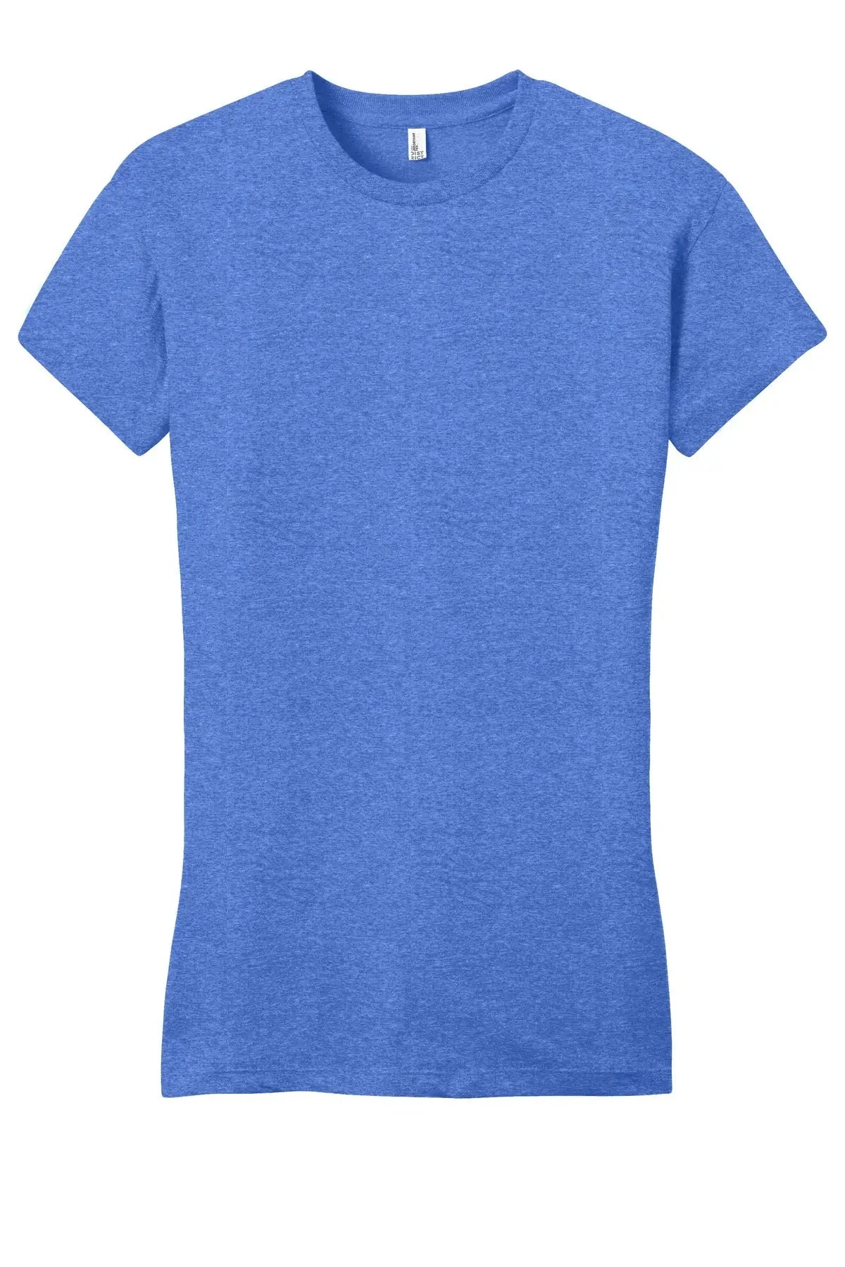 District Dt6001 Women’s Fitted Very Important Tee - Heathered Royal