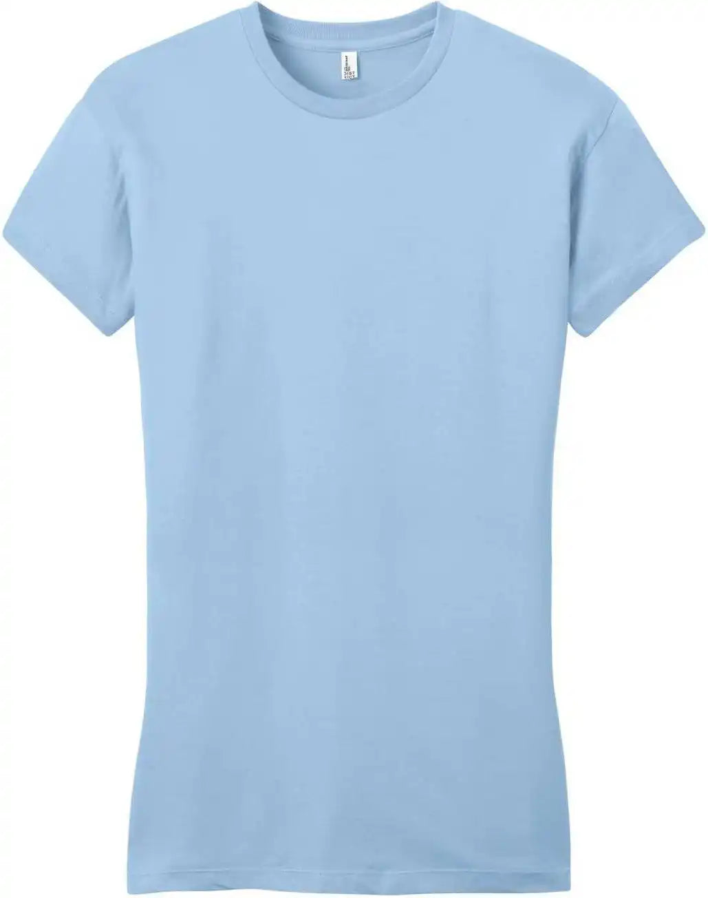 District Dt6001 Women’s Fitted Very Important Tee - Ice Blue