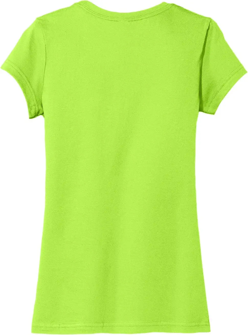 District Dt6001 Women’s Fitted Very Important Tee - Lime Shock - Ladies Xs