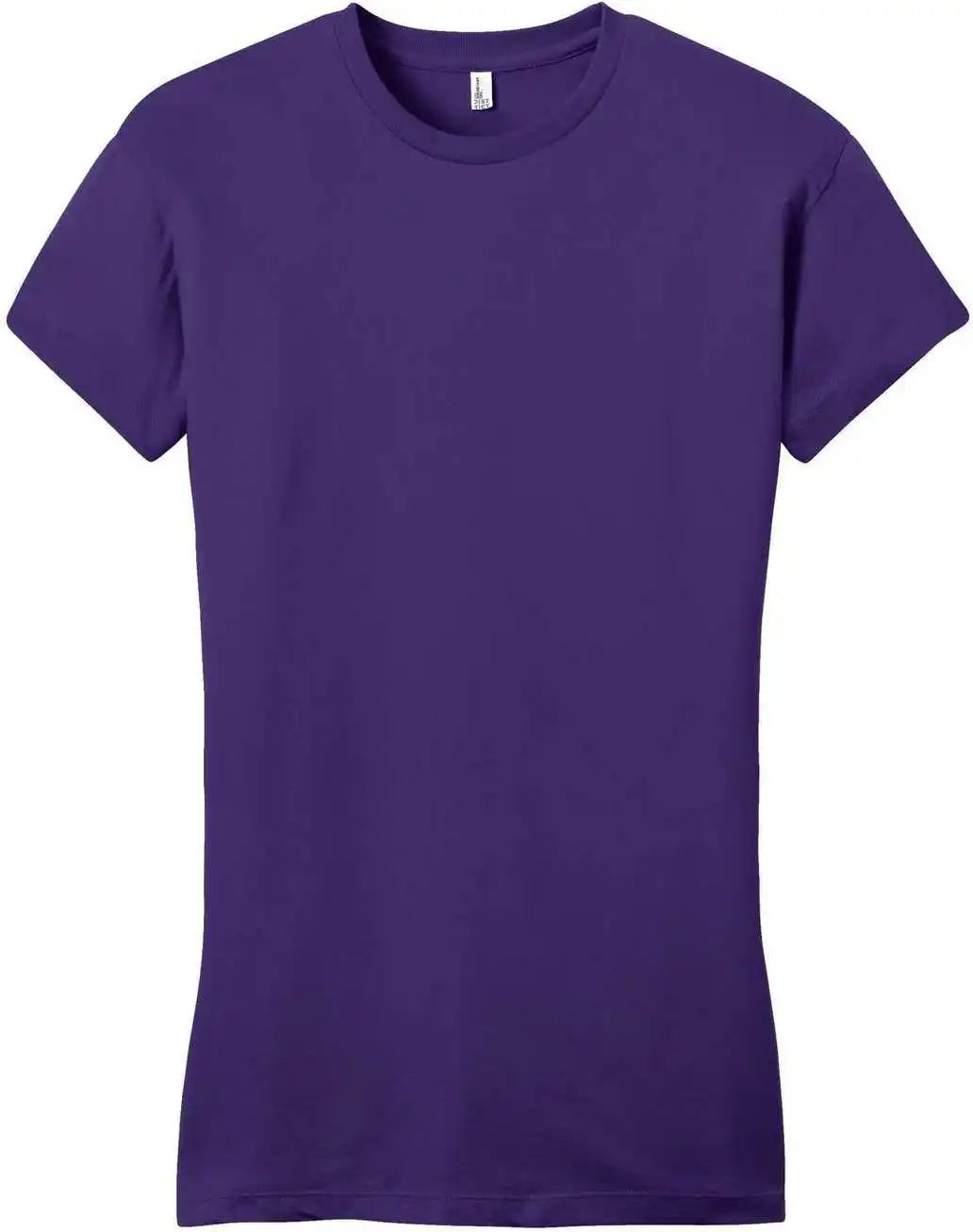 District Dt6001 Women’s Fitted Very Important Tee - Purple