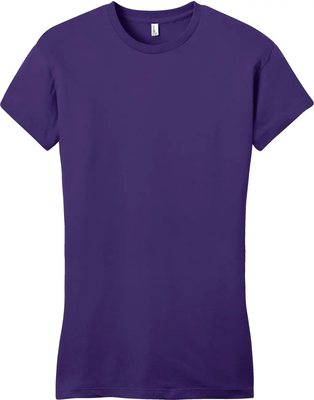 District Dt6001 Women’s Fitted Very Important Tee - Purple