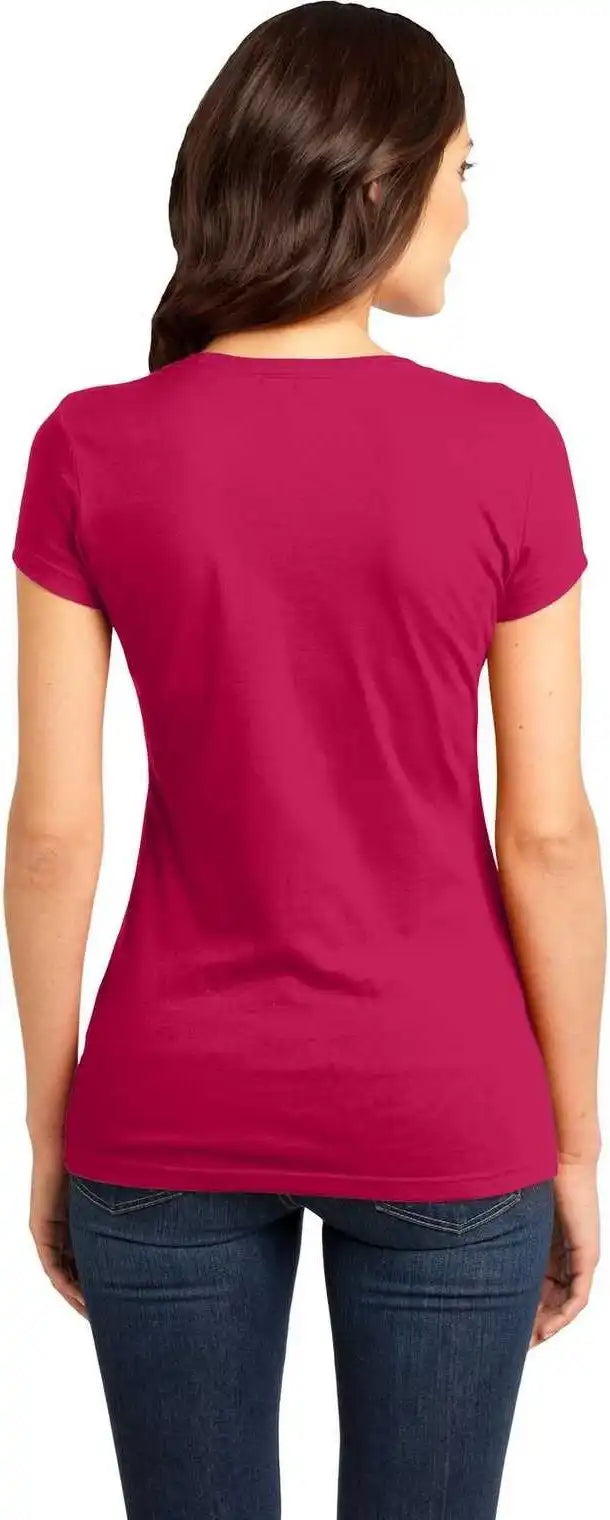 District Dt6001 Women’s Fitted Very Important Tee Watermelon