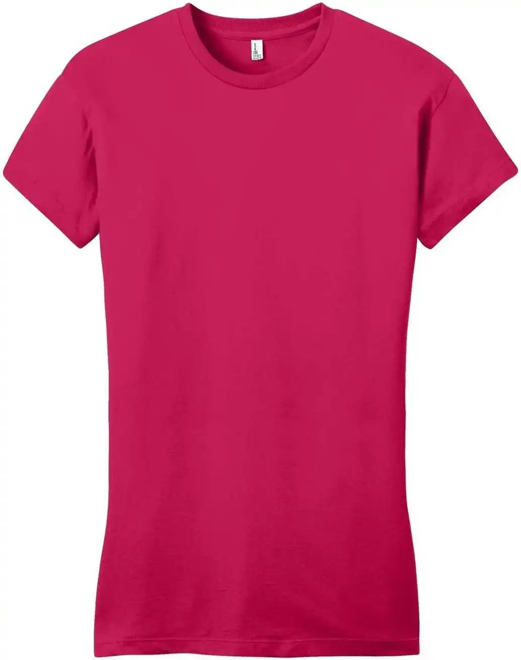 District Dt6001 Women’s Fitted Very Important Tee - Watermelon