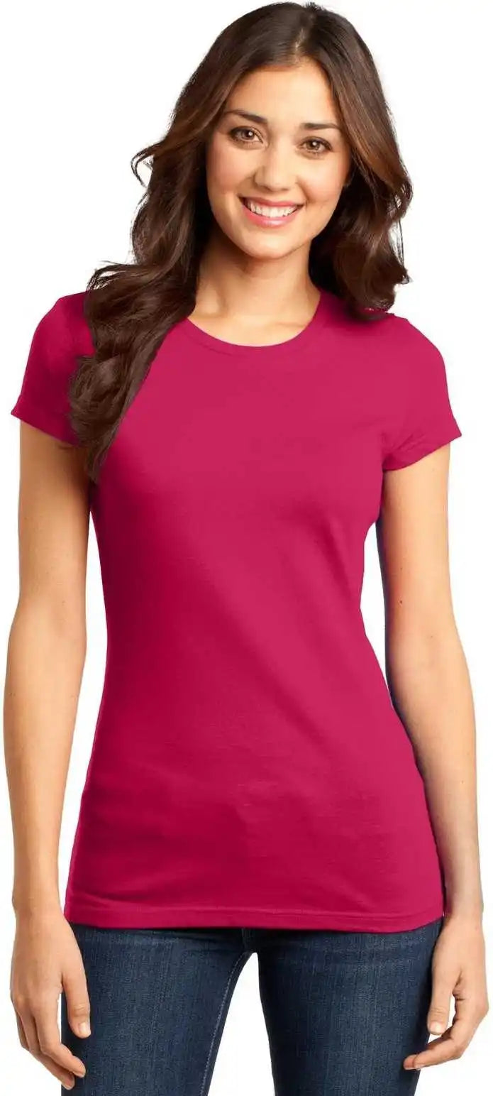 District Dt6001 Women’s Fitted Very Important Tee Watermelon