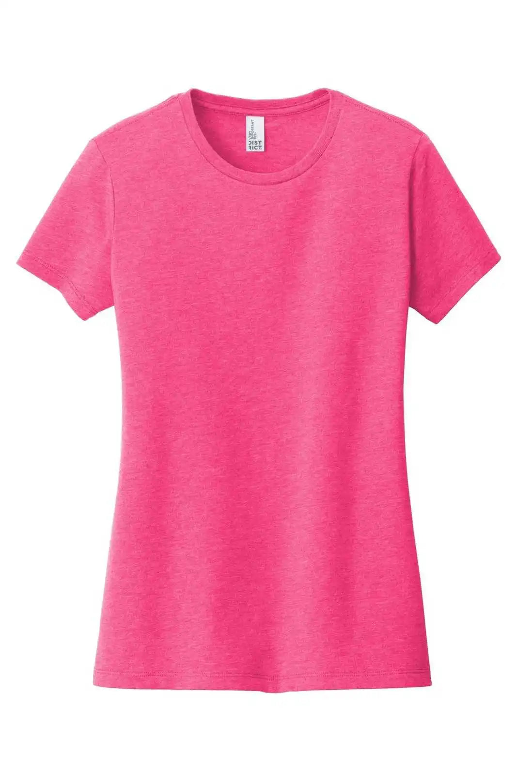 District Dt6002 Women’s Very Important Tee - Fuchsia Frost