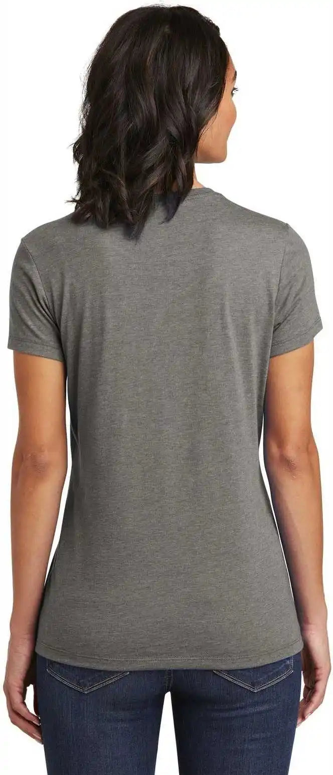 District Dt6002 Women’s Very Important Tee Gray Frost