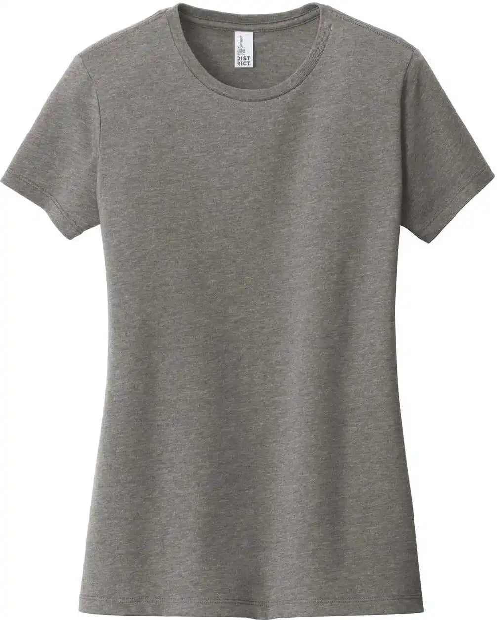 District Dt6002 Women’s Very Important Tee Gray Frost