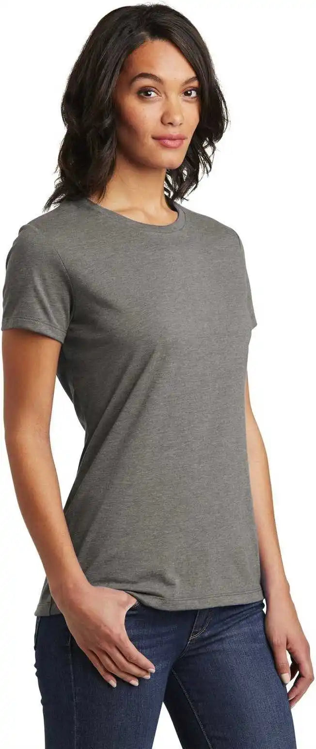 District Dt6002 Women’s Very Important Tee Gray Frost