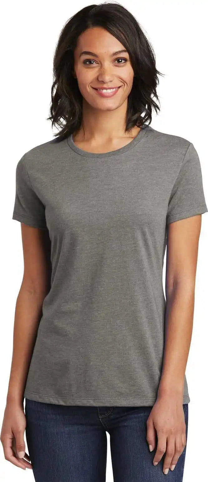 District Dt6002 Women’s Very Important Tee - Grey Frost