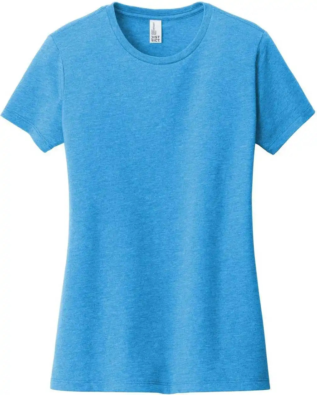 District Dt6002 Women’s Very Important Tee - Heathered Bright Turquoise