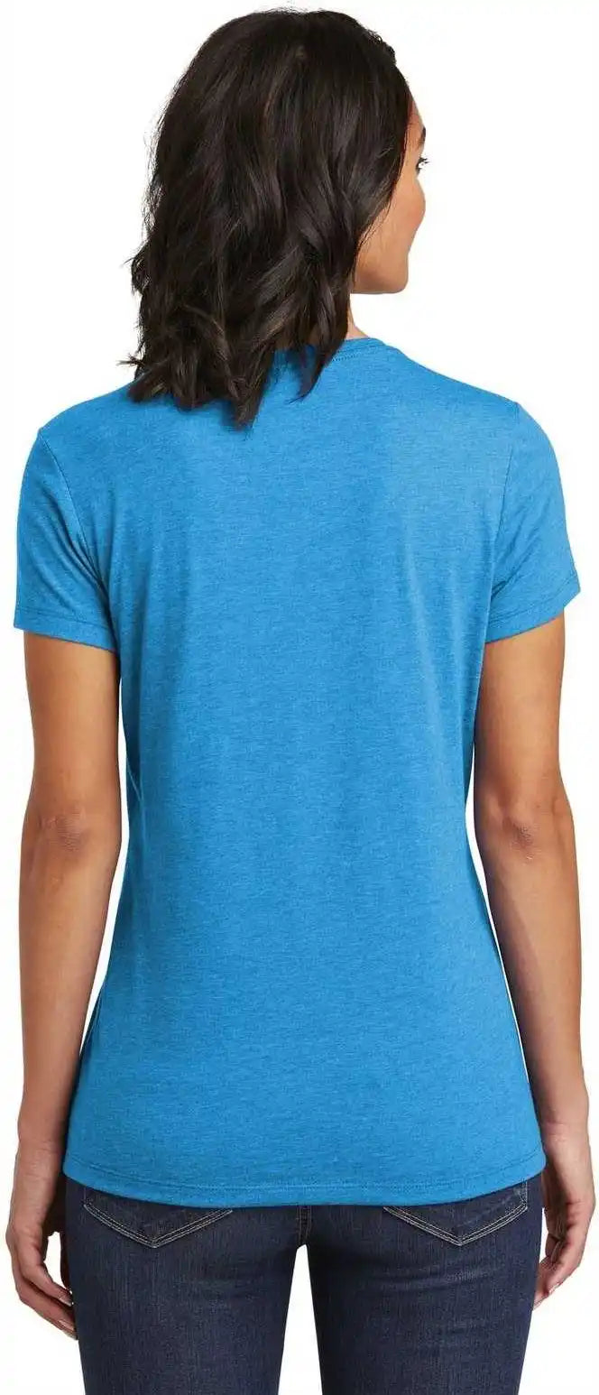 District Dt6002 Women’s Very Important Tee - Heathered Bright Turquoise