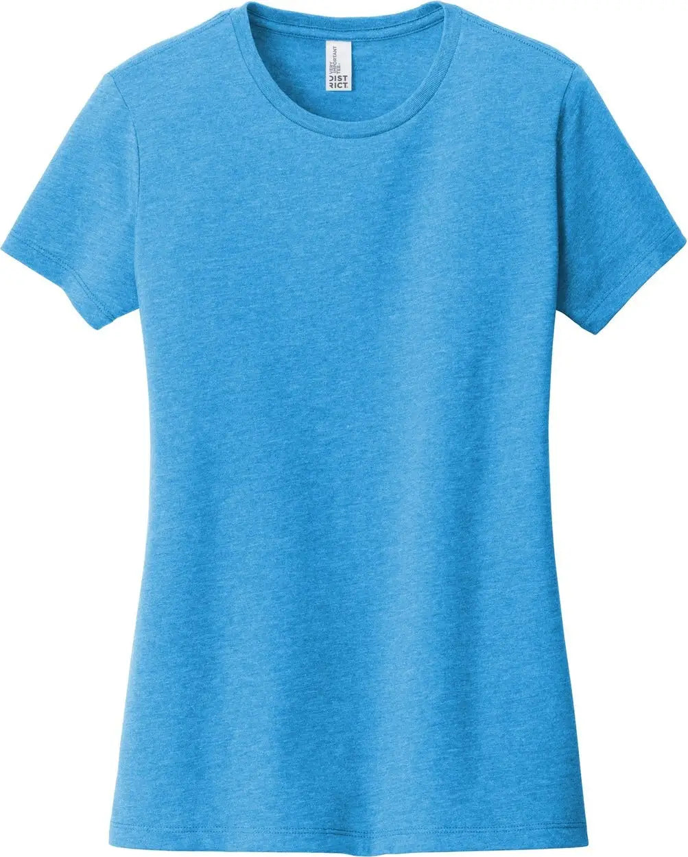District Dt6002 Women’s Very Important Tee - Heathered Bright Turquoise