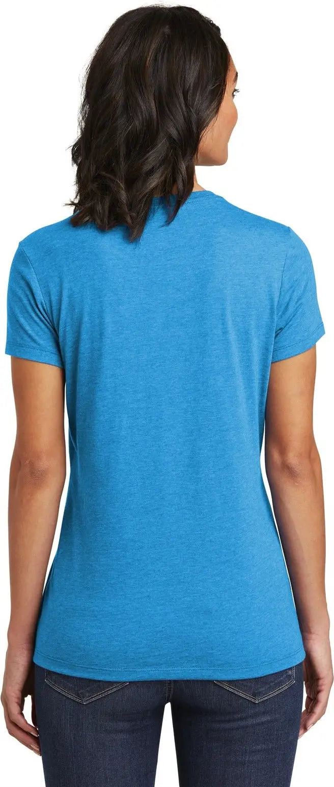 District Dt6002 Women’s Very Important Tee - Heathered Bright Turquoise