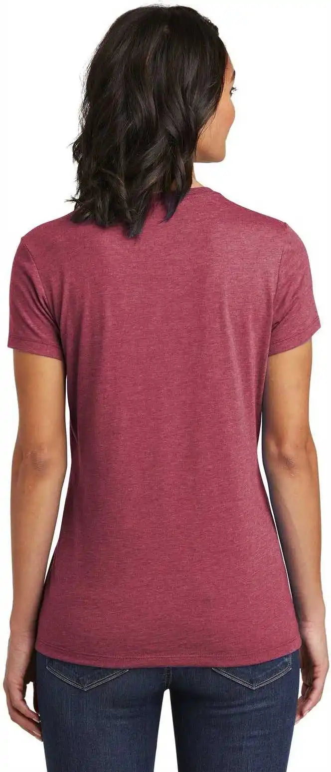 District Dt6002 Women’s Very Important Tee - Heathered Cardinal