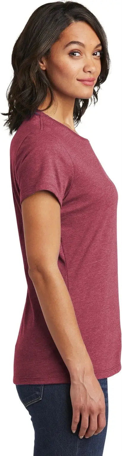 District Dt6002 Women’s Very Important Tee - Heathered Cardinal