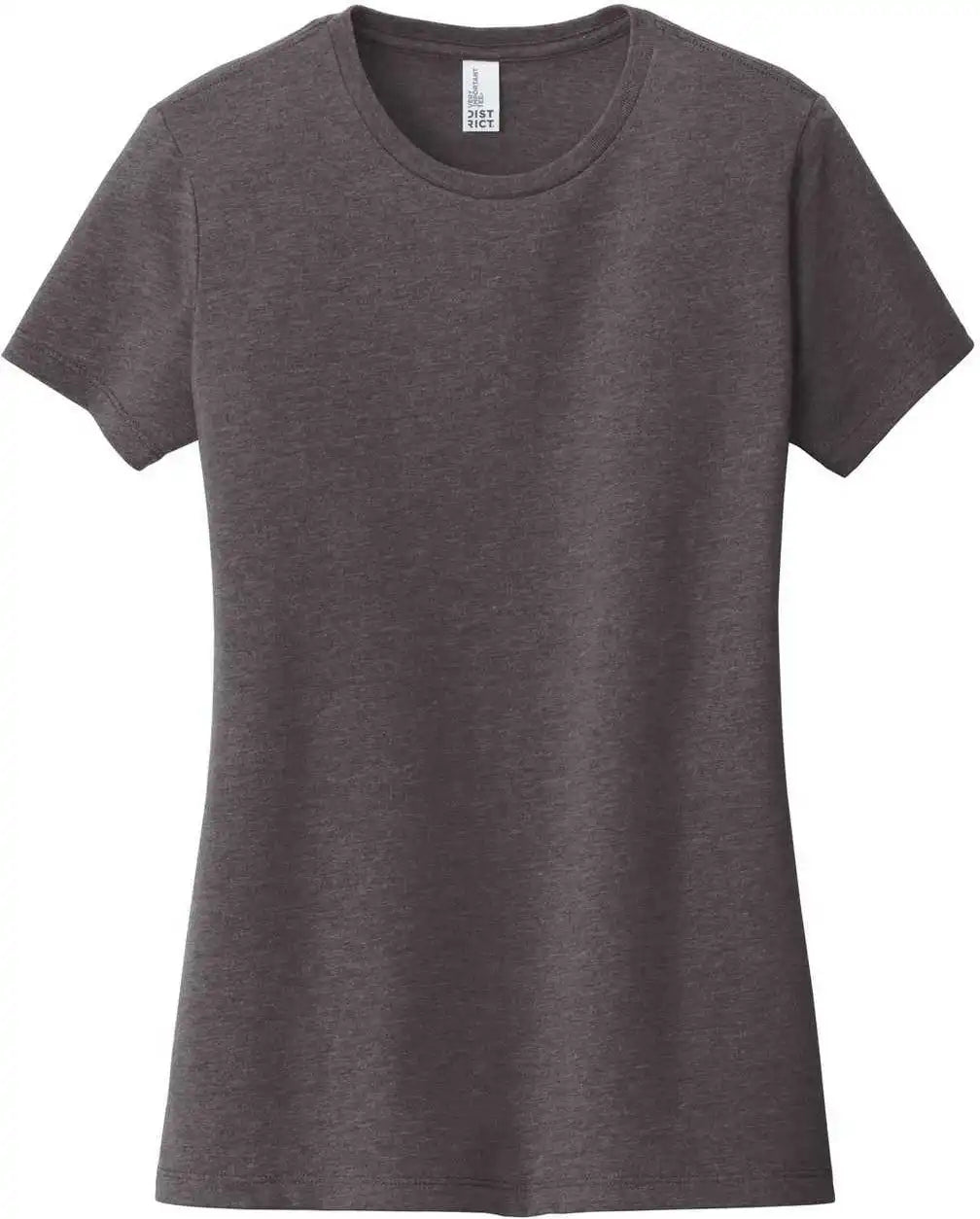 District Dt6002 Women’s Very Important Tee Heathered Charcoal