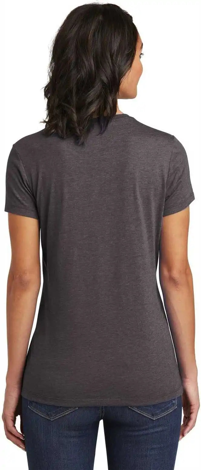 District Dt6002 Women’s Very Important Tee Heathered Charcoal