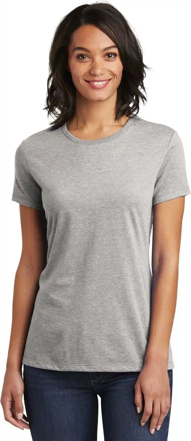 District Dt6002 Women’s Very Important Tee - Light Heather Gray