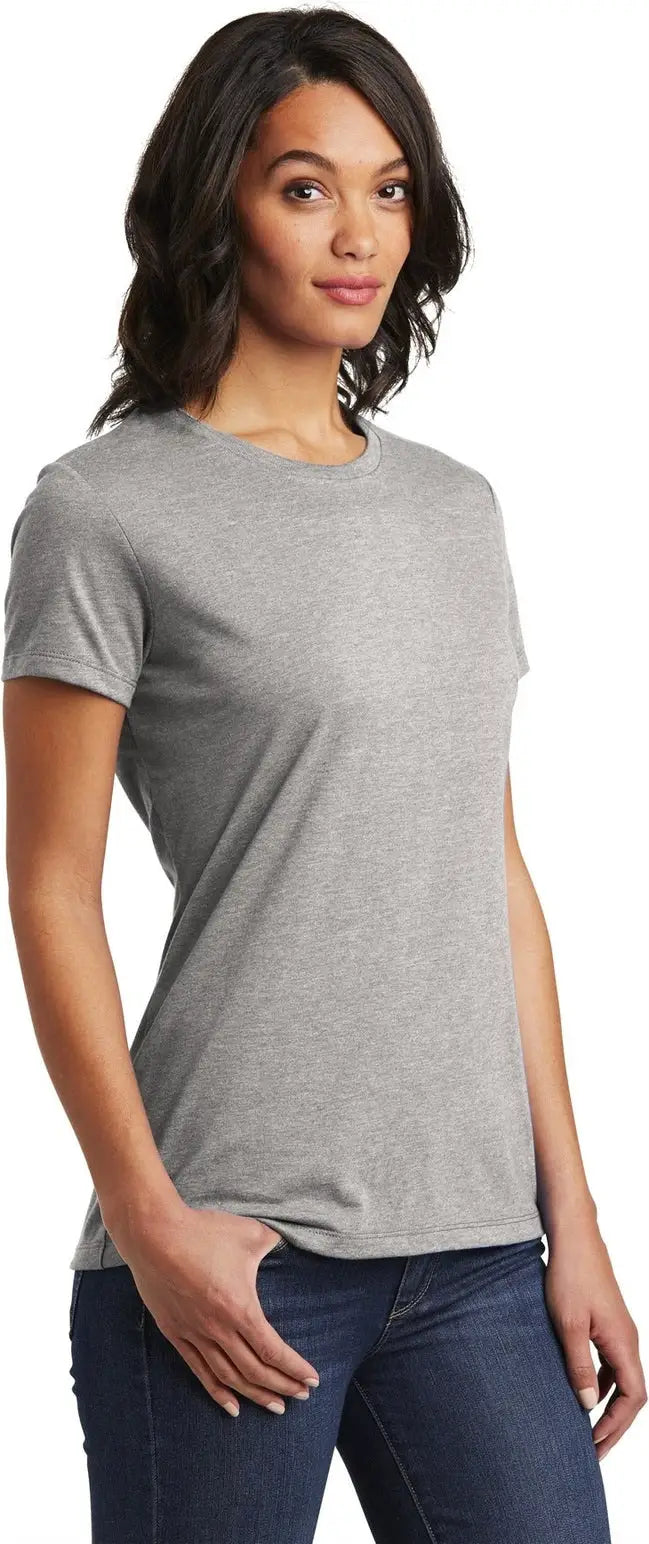 District Dt6002 Women’s Very Important Tee - Light Heather Gray