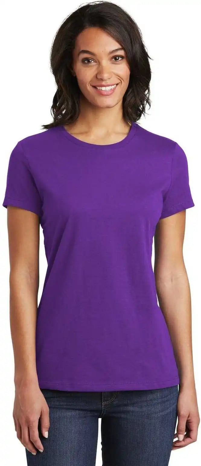 District Dt6002 Women’s Very Important Tee Purple