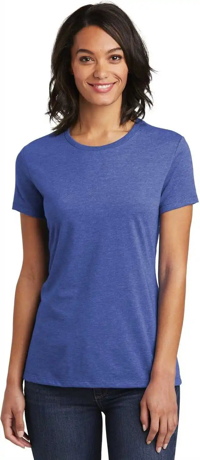 District Dt6002 Women’s Very Important Tee - Royal Frost