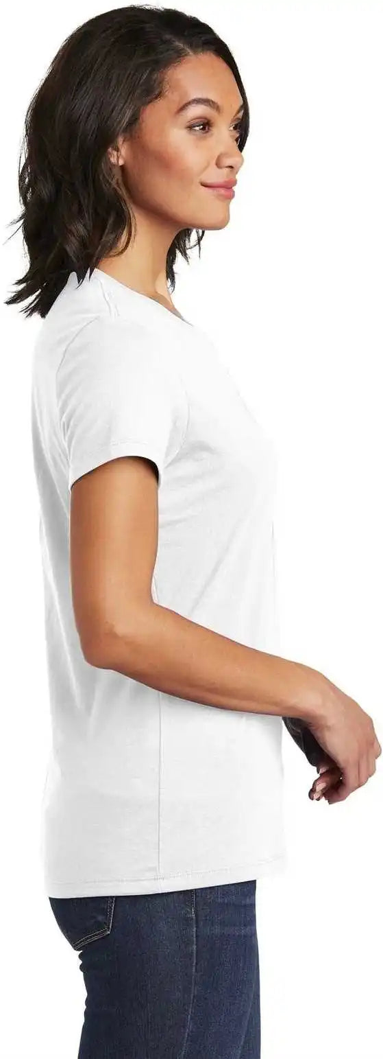 District Dt6002 Women’s Very Important Tee - White