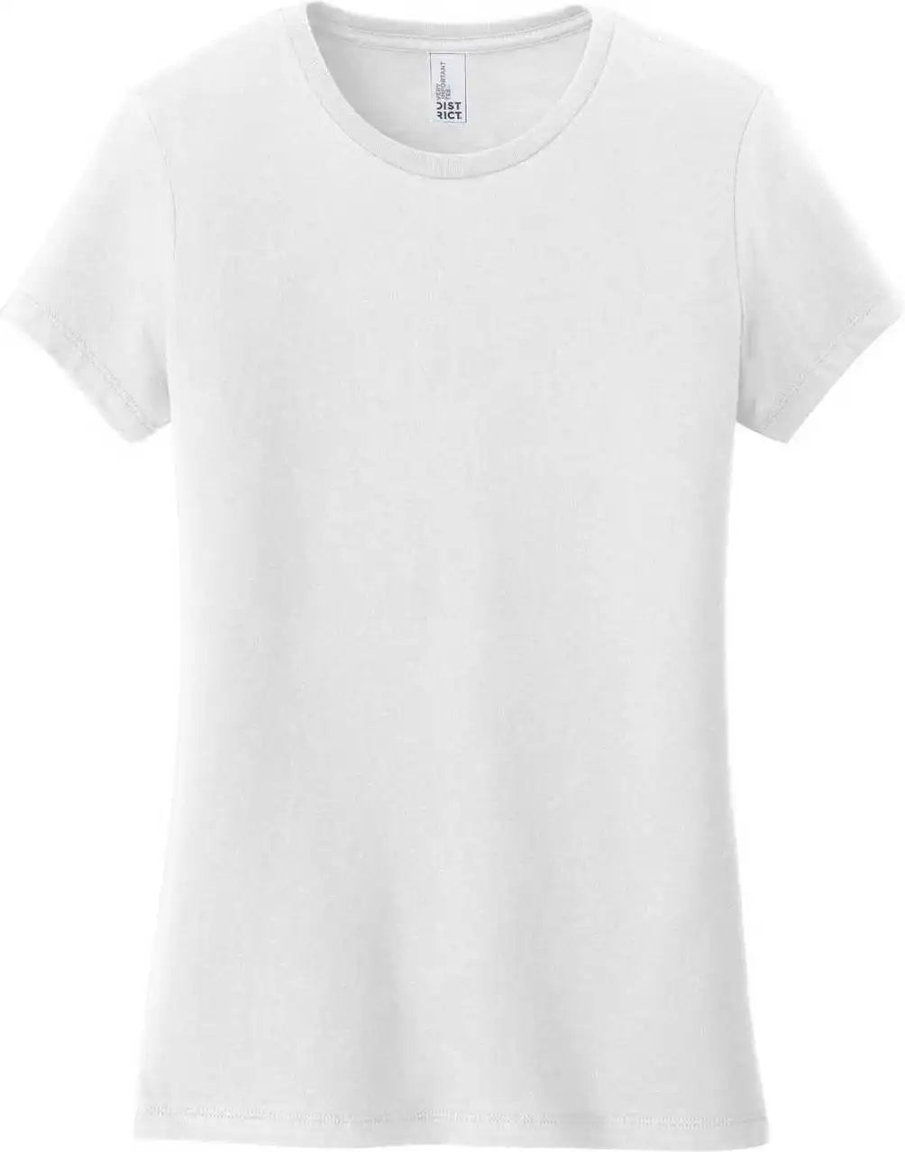 District Dt6002 Women’s Very Important Tee - White