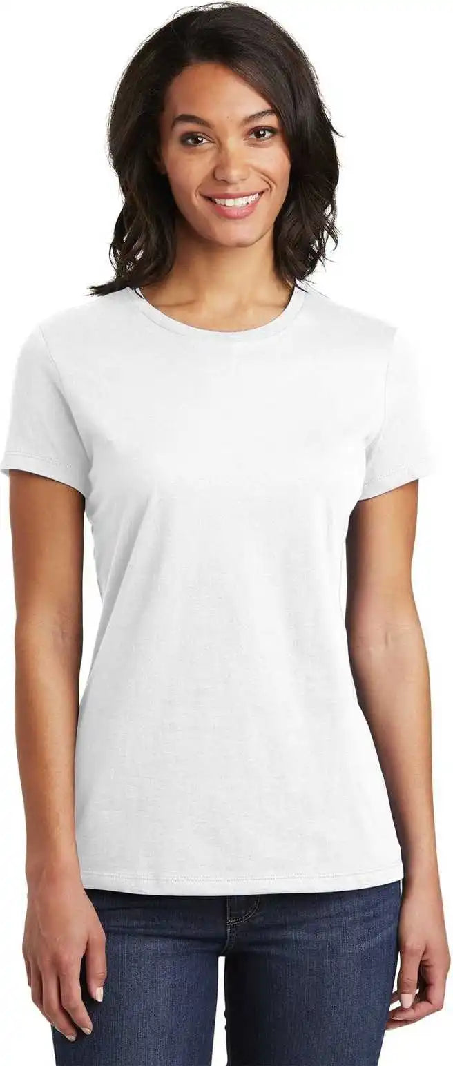 District Dt6002 Women’s Very Important Tee - White