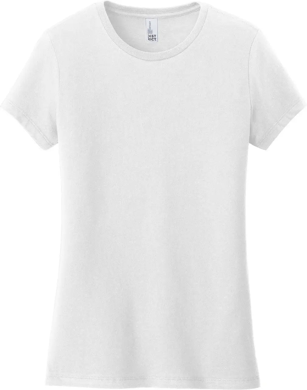 District Dt6002 Women’s Very Important Tee - White