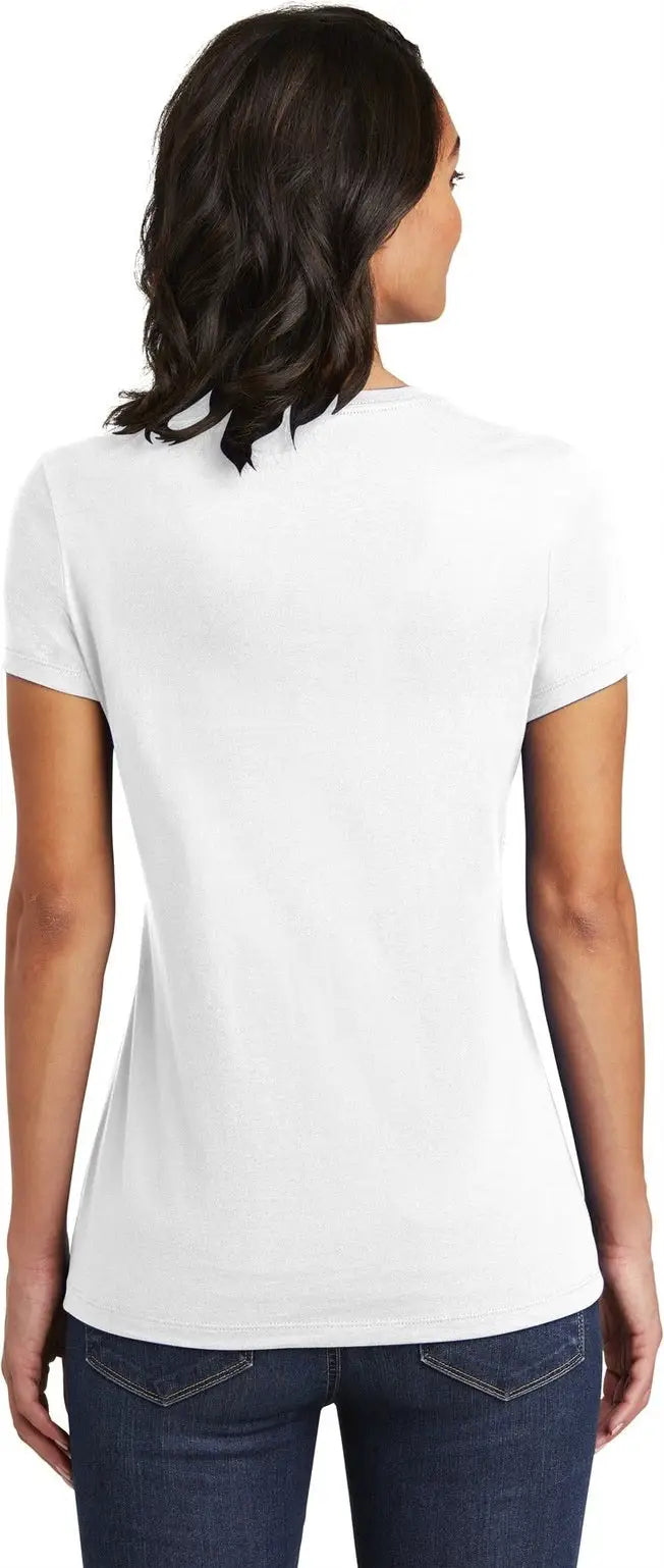 District Dt6002 Women’s Very Important Tee - White