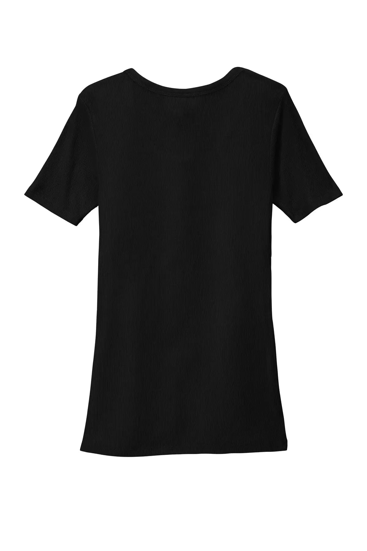 District Dt6020 Women’s V.i.t. Rib Scoop Neck Tee - Black