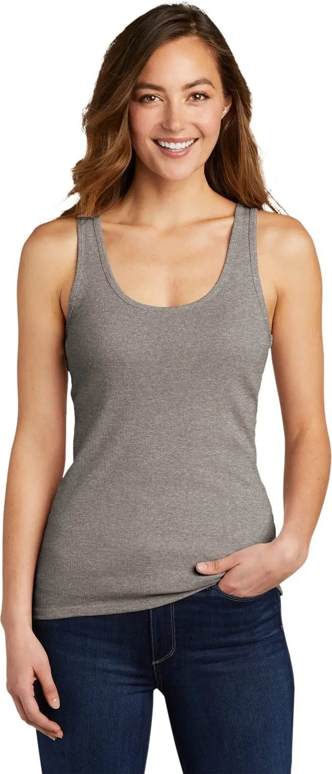 District Dt6021 Women’s V.i.t. Rib Tank - Smokey Iris
