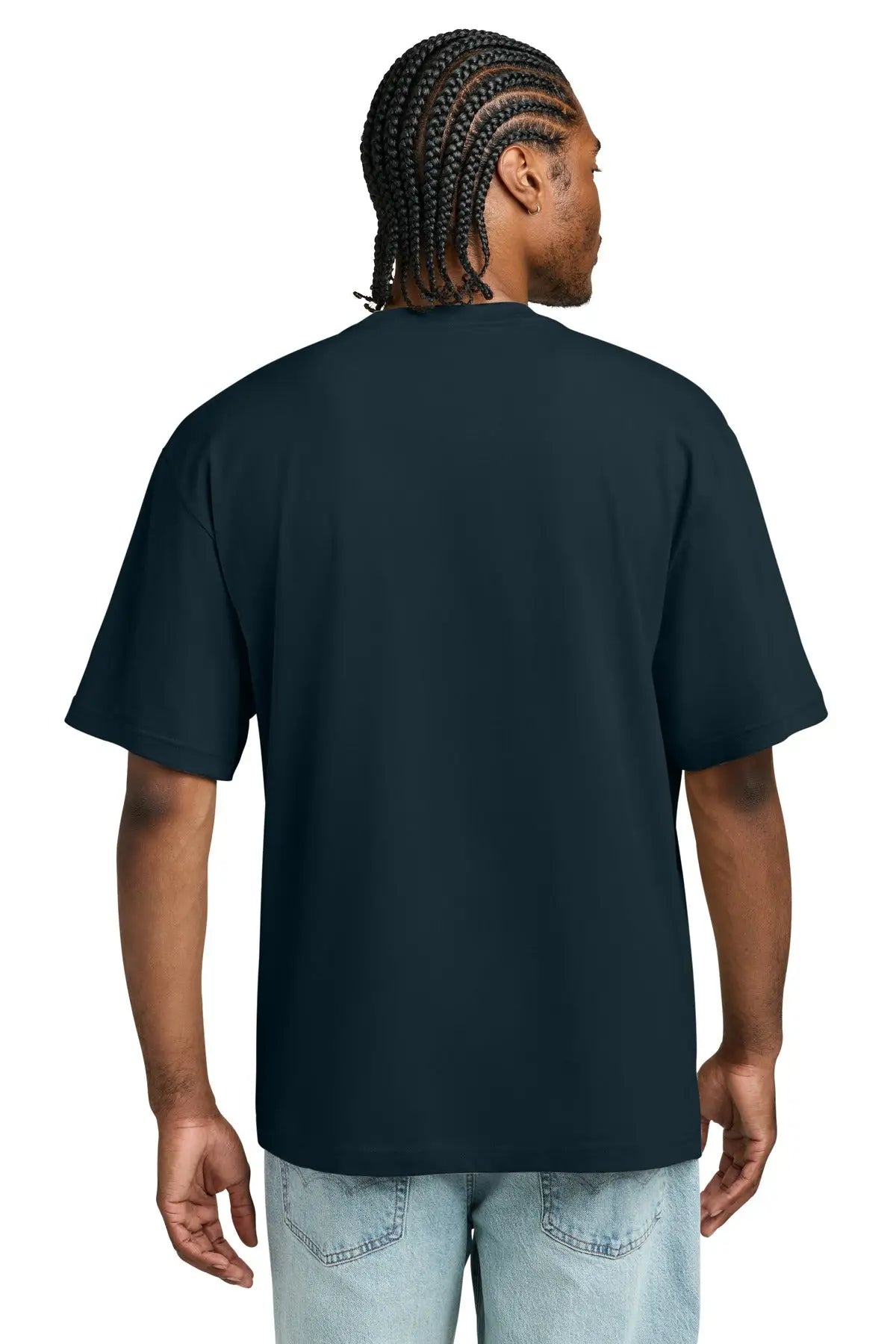 District Dt6065 Heavyweight Very Important Tee - Navy Blue