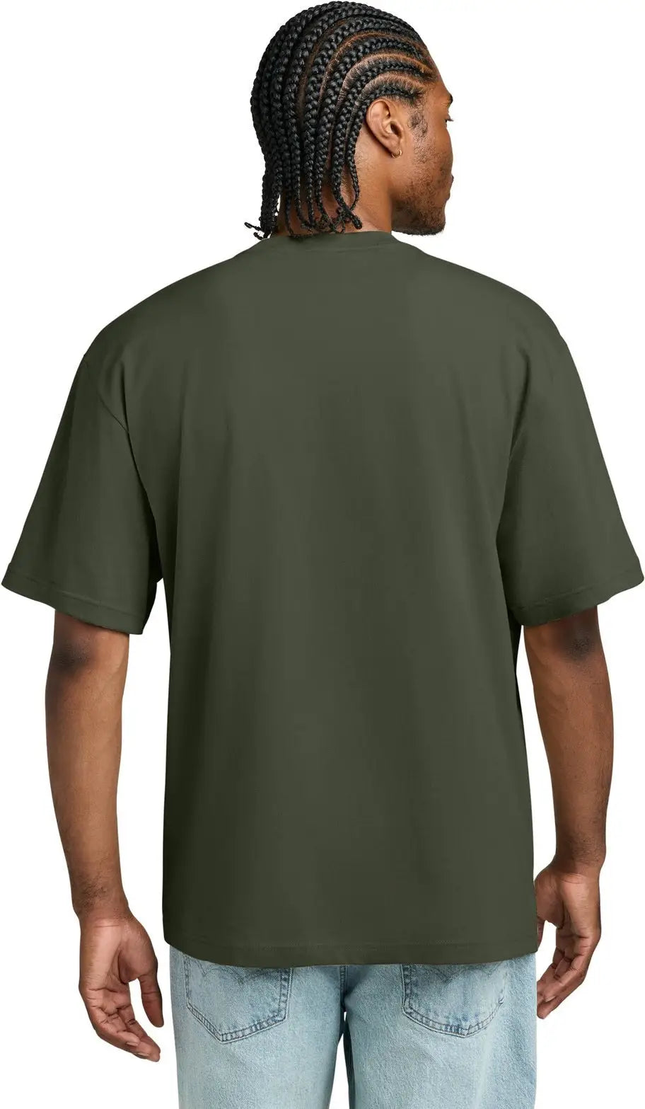 District Dt6065 Heavyweight Very Important Tee - Olive