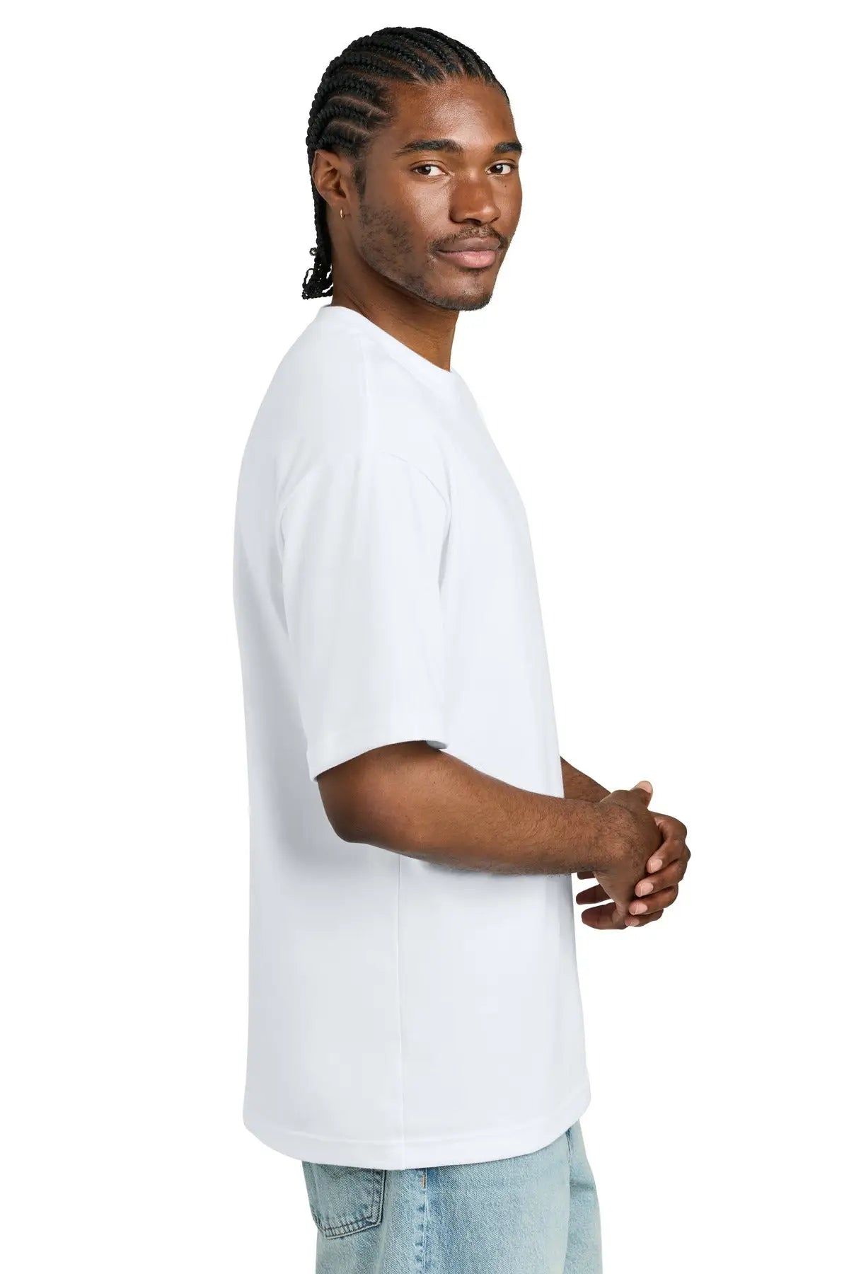 District Dt6065 Heavyweight Very Important Tee - White