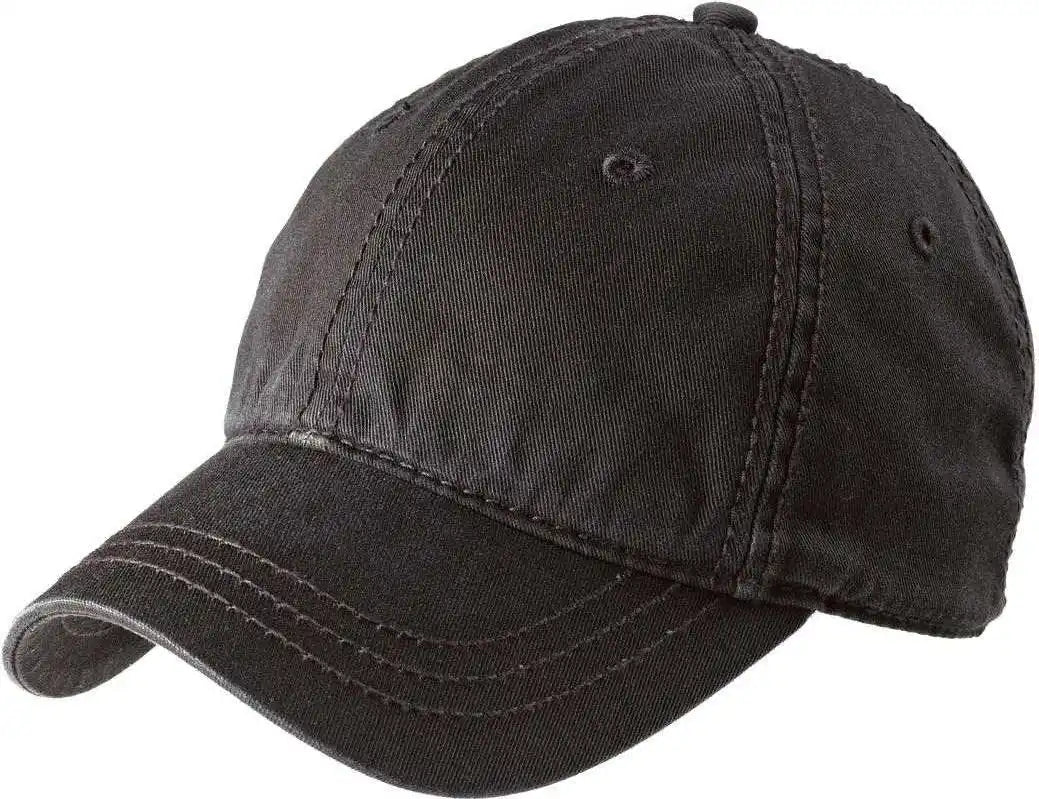District Dt610 Thick Stitch Cap - Black - one Size Fits Most