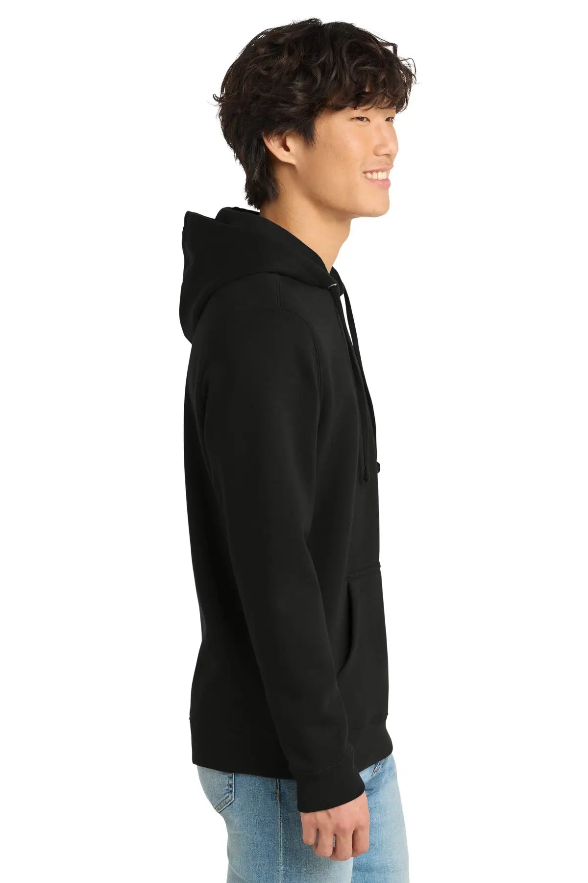 District Dt6100 V.i.t. Fleece Hoodie - Black