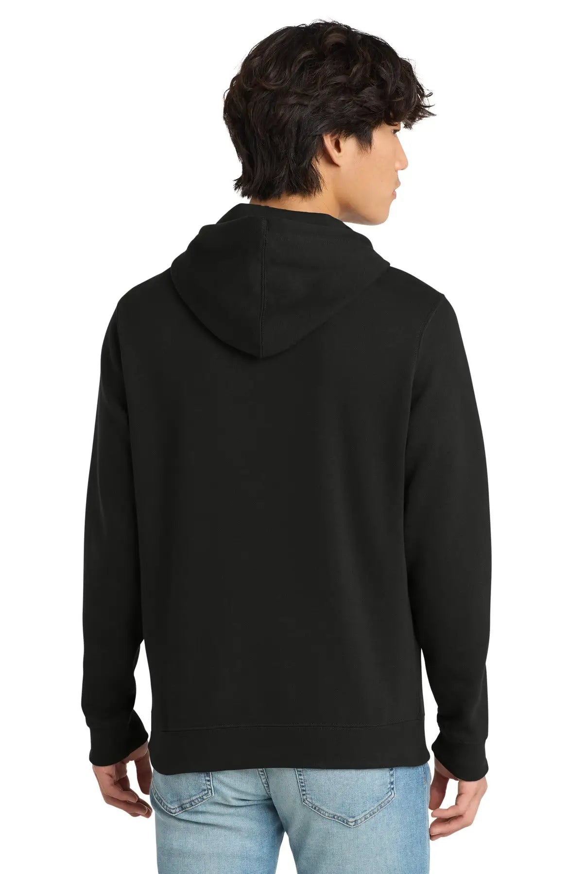 District Dt6100 V.i.t. Fleece Hoodie - Black