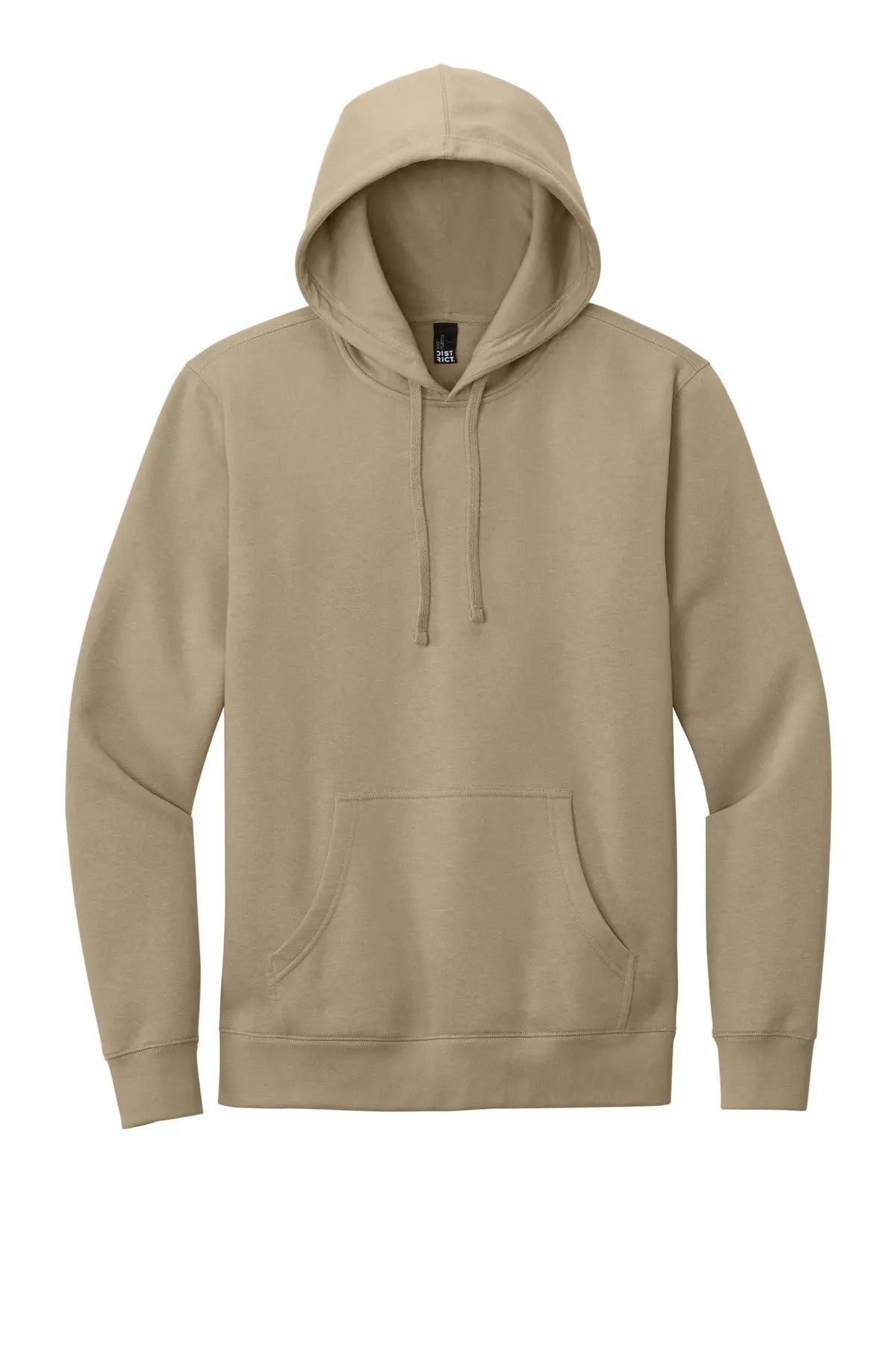 District Dt6100 V.i.t. Fleece Hoodie - Desert Tan