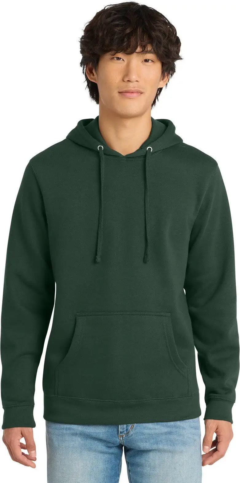 District Dt6100 V.i.t. Fleece Hoodie - Forest Green