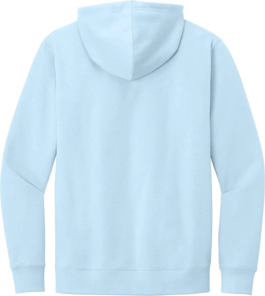 District Dt6100 V.i.t. Fleece Hoodie - Ice Blue - Adult Xs