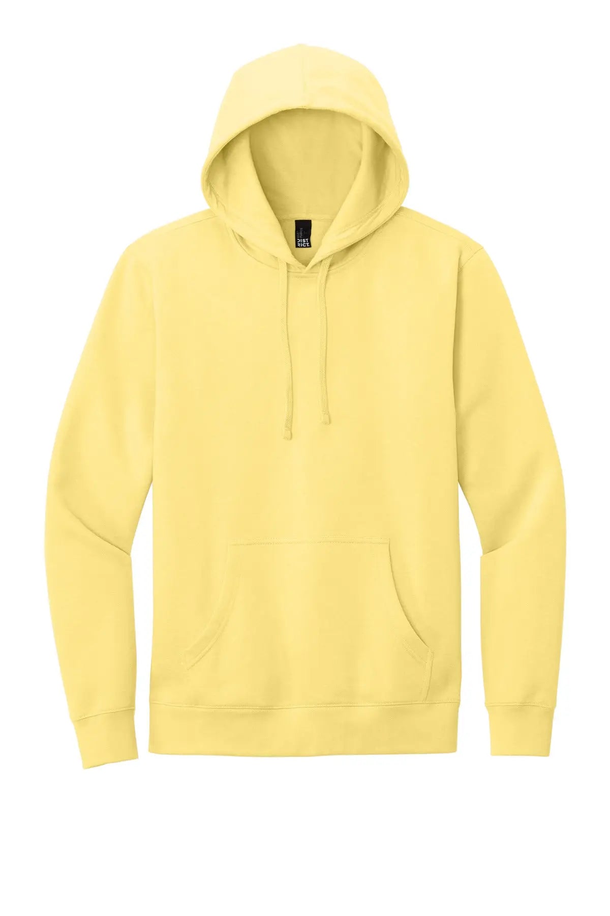 District Dt6100 V.i.t. Fleece Hoodie - Light Yellow